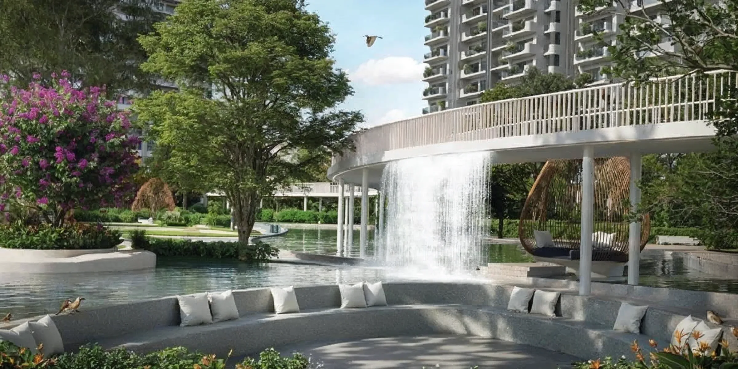 Landscaped gardens